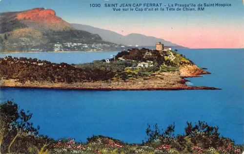 Frankreich Saint Jean Cap Ferrat Presqu'ile de Saint Hospice Tete de Chien Postkarte