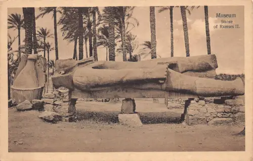 Ägypten Museum von Kairo Statue von Ramses II Postkarte
