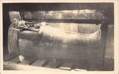 Ägypten Tal der Könige Grab von Tutanchamun RPPC Vintage Postkarte