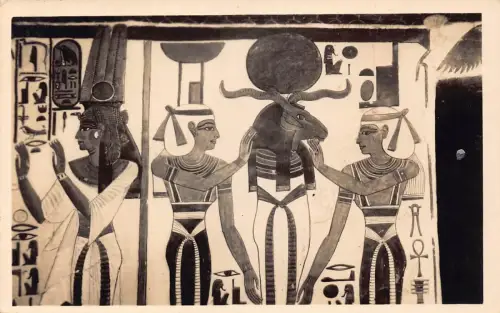 Ägypten Theben Gräber von Nefertari Heilige Mumien Vintage Postkarte