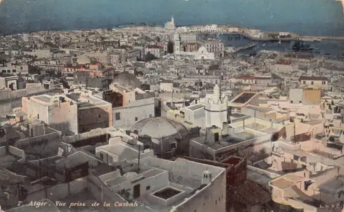 A614 Algerien Algier Alger Vue prise de Casbah Vintage Postkarte