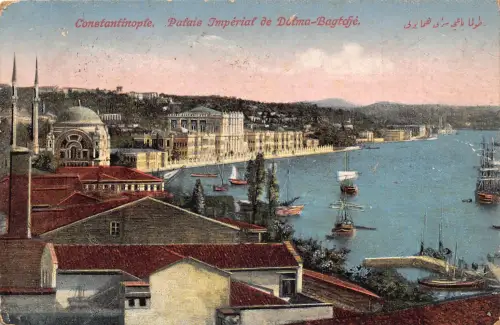 B012 Türkei Konstantinopel Istanbul Palais Imperial Dolma Betche Palac Postkarte