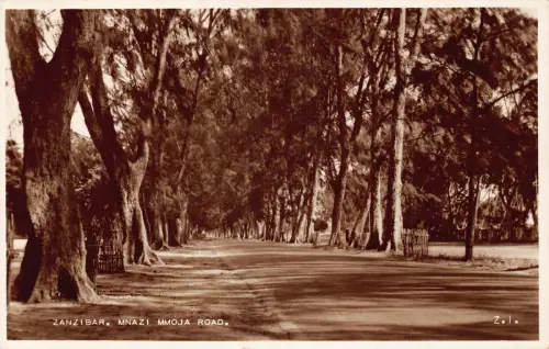 B441 Tansania Mnazi Mmoja Road Zanzibar RPPC Postkarte