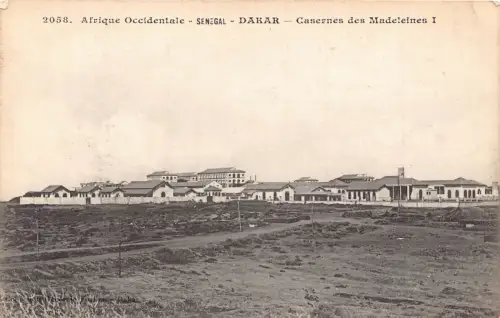 B443 Senegal Dakar Casernes des Madeleines I Kaserne Postkarte