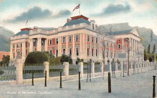 B442 Südafrika Kapstadt Parlamentsgebäude Vintage Postkarte