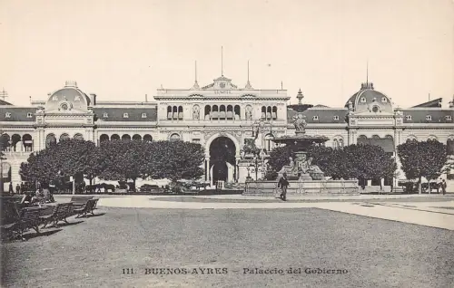 A685 Argentinien Buenos Aires Palaccio del Gobierno Palace Vintage Postkarte
