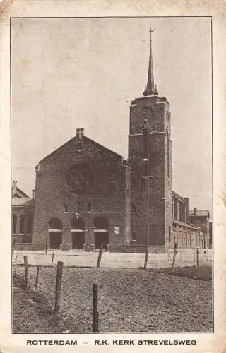 A660 Niederlande Rotterdam Kerk Strevelsweg Kirche Postkarte