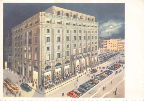 Italien Grande Birreria Italia Pilsen Restaurant Padua Autos Postkarte B808