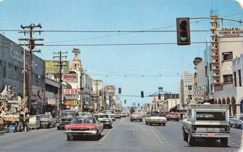 A666 Mexivo Tijuana Baja California Norte Revolucion Avenue Auto Hotel Postkarte