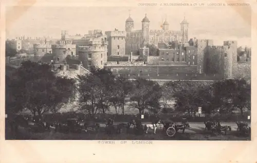A787 England London Tower of London Vintage Postkarte
