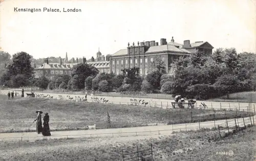 A787 England London Kensington Palace Vintage Postkarte