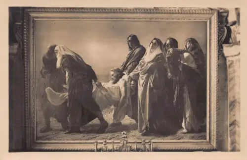 L099 Schweiz Locarno Madonna del Sasso Gemälde Vintage Postkarte