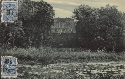 Polen Nowo Aleksandraya Pulawy Agronomisches Institut Gebäude Postkarte B871