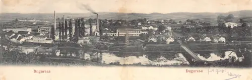 B110 Kroatien 1901 Dugaresa Gesamtansicht Industrie Fabrik Panorama Postkarte