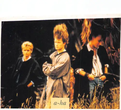 L290 Musikkapelle Pop a-ha Morten Harket Postkarte