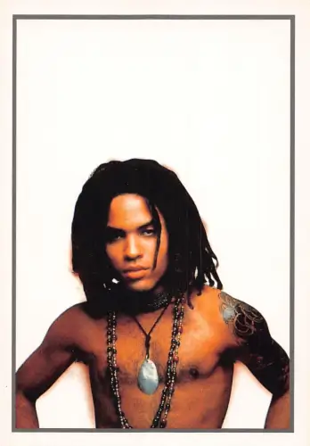L289 Musik Sänger Rock Lenny Kravitz Postkarte