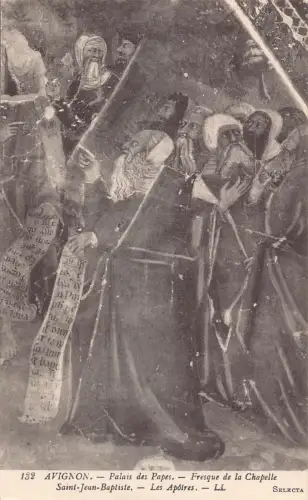 C001 Frankreich, Avignon-Palais des Papes Vintage Postkarte