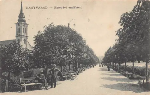 L509 Rumänien Nagyvarad Oradea 1909 Vintage Postkarte