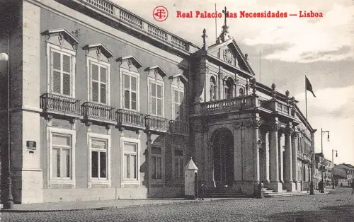 B175 Portugal Lissabon Lisboa Real Palacio das Necessidades Palace Postkarte