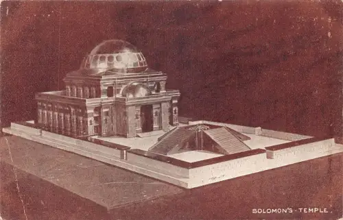A911 Jerusalem Salomos Tempel Vintage Postkarte