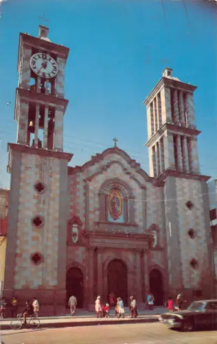 B188 Mexiko 1970 Kathedrale Unserer Lieben Frau Guadalupe Tijuana Vintage Postkarte