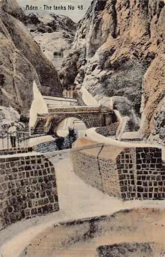 B202 Jemen Aden Die Panzer Nr 48 Vintage Postkarte