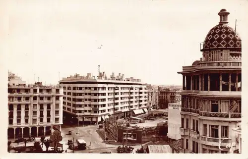 A928 Marokko Casablanca Rond Point Gorges Mercie RPPC Postkarte