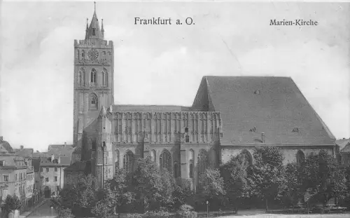 B262 Deutschland Frankfurt a O Marien Kirche Kirche Postkarte