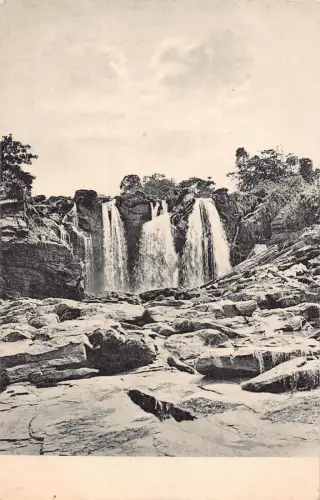 Kamerun Douala Duala Wasserfall Nr 3 Vintage Postkarte B963