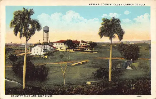 Kuba Havanna Habana Country Club Golf Link La Esperanza Shop Adv Postkarte B949
