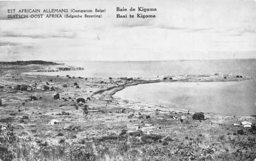 Deutsch Ostafrika Belgisch Ok Tansania Baie de Kigoma Postkarte B984