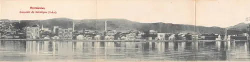 Griechenland Thessaloniki Souvenir de Salonique Panorama Typ Postkarte