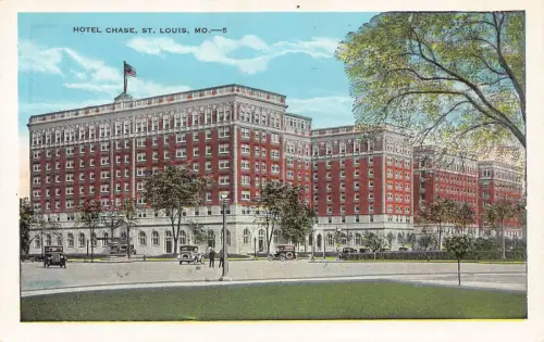 A987 US Hotel Chase St Louis Missouri Vintage Postkarte