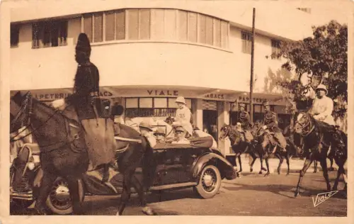 A967 Senegal Dakar Besuch von General Weigand Boisson Palais Gouvernement Postkarte