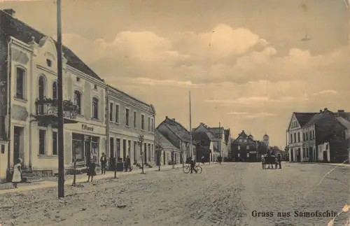 Polen 1919 Gruss aus Samotschin Szamocin F Slorch Shop WWI Feldpostkarte C370