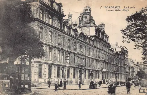 Frankreich 1917 Bordeaux Le Lycee Cours Victor Hugo Straße 1. Weltkrieg Feldpostkarte