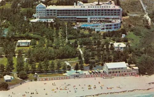 Bermuda 1967 Elbow Beach Surf Club Paget Vintage Postkarte