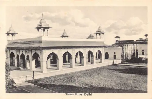 Indien Delhi Diwan-i-Khas Lahore Fort Vintage Postkarte