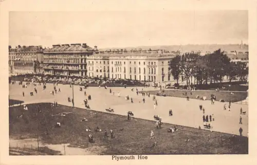 England Plymouth Hoe Vintage Postkarte