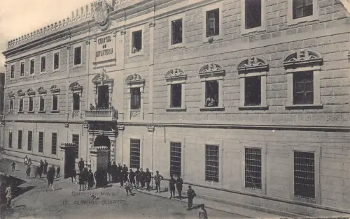 A991 Spanien Almeria Cuartel Vintage Postkarte