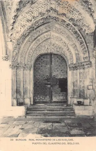 A991 Spanien Burgos Real Monasterior de las Huelgas Kloster Postkarte