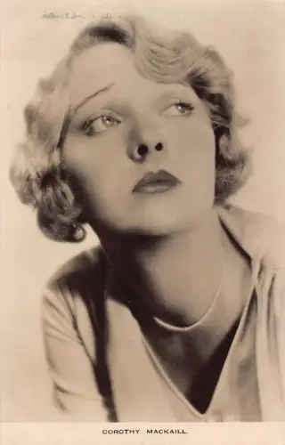 B424 britisch-amerikanische Schauspielerin Dorothy Mackaill RPPC Vintage Postkarte