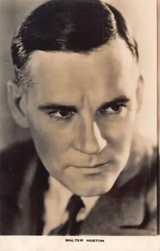 B424 Amerikanischer Filmschauspieler Walter Huston Oscar Gewinner Portrait RPPC Postkarte