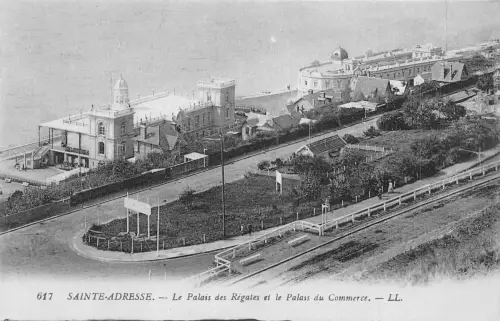 Frankreich Saint Adresse Palais des Regates et Palais du Commerce Palace Postkarte