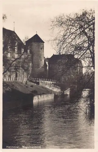Deutschland Hannover Beginenturm Turm Vintage Postkarte