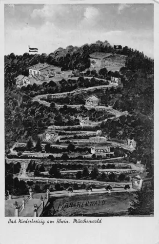 L160 Germany Bad Niederbreisig am Rhein. Maerchenwald Vintage Postkarte