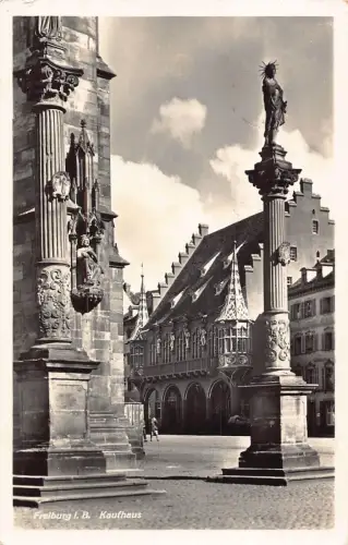 L160 Deutschland 1934 Freiburg i. B. Kaufhaus Vintage Postkarte