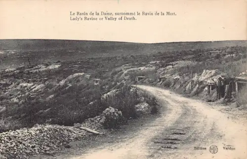 C030 Frankreich, Damenschlucht oder Tal des Todes Vintage Postkarte