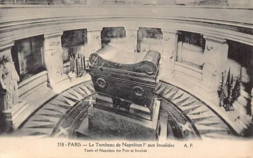 C030 Frankreich, Pariser Grab Napoleons des Ersten bei Invaliden Postkarte