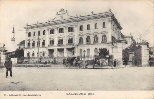 Griechenland Regierungshaus in Thessaloniki Konak 1916 1. Weltkrieg Feldpostkarte C416